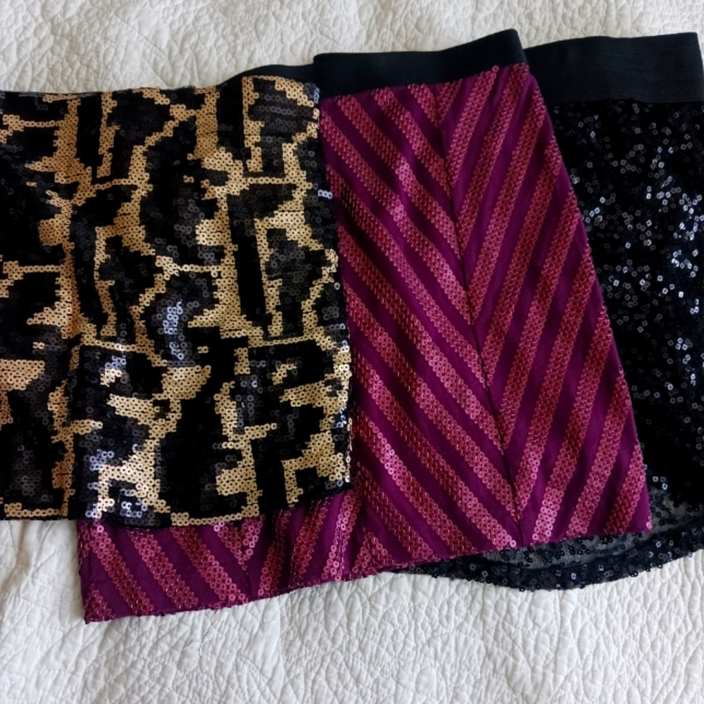 Sequined minis